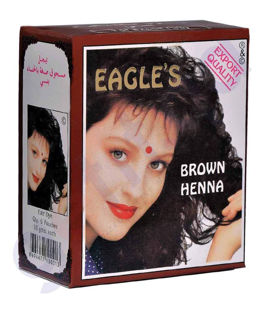 HAIR COLOR - EAGLE'S HENNA BROWN HAIR COLOR