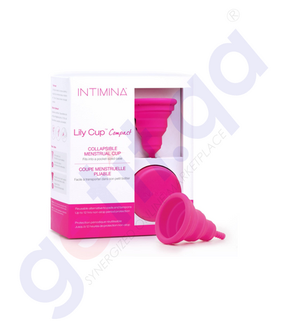BUY INTIMINA LILY CUP ONE COLLAPSIBLE MENSTRUAL CUP IN QATAR | HOME DELIVERY WITH COD ON ALL ORDERS ALL OVER QATAR FROM GETIT.QA