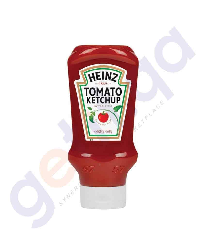 GETIT.QA | Buy Heinz Tomato Ketchup 570gm Price Online in Doha Qatar