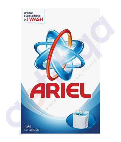 Laundry Detergents - ARIEL 1.5KG TOP LOADING  BLUE ORIGINAL (NEW PACKING)