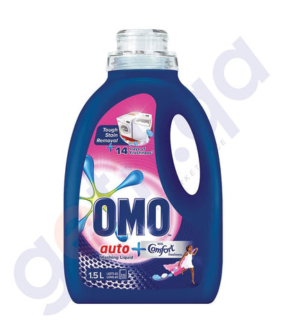 Laundry Detergents - OMO ACTIVE AUTO FABRIC CLEANING LIQUID - 1.5LTR