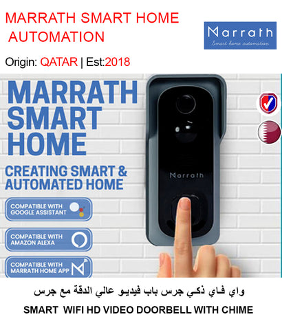 BUY SMART WI-FI HD VIDEO DOORBELL WITH CHIME IN QATAR | HOME DELIVERY WITH COD ON ALL ORDERS ALL OVER QATAR FROM GETIT.QA