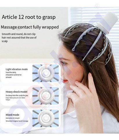 BUY ELECTRIC OCTOPUS HEAD AND SCALP MASSAGER IN QATAR | HOME DELIVERY WITH COD ON ALL ORDERS ALL OVER QATAR FROM GETIT.QA