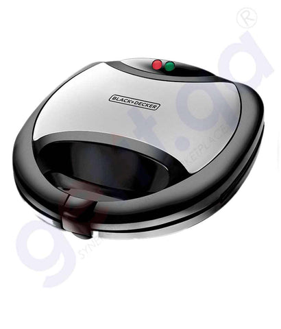 BUY BLACK+DECKER 2 SLICE SANDWICH MAKER TS2000-B5 IN QATAR | HOME DELIVERY WITH COD ON ALL ORDERS ALL OVER QATAR FROM GETIT.QA