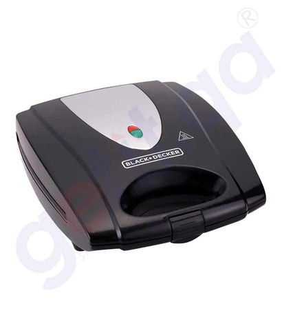 BUY BLACK+DECKER 4 SLICE SANDWICH MAKER TS4080-B5 IN QATAR | HOME DELIVERY WITH COD ON ALL ORDERS ALL OVER QATAR FROM GETIT.QA