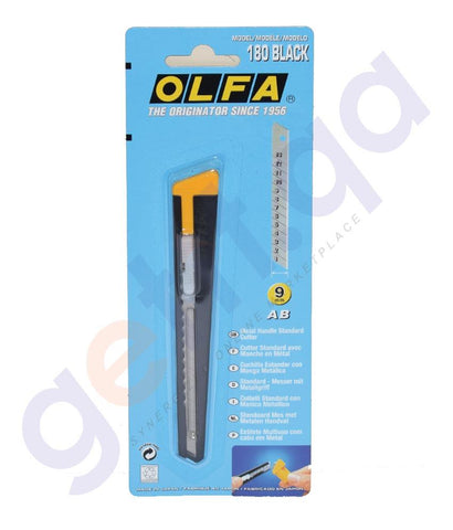 OTHER OFFICE ACCESORIES - CUTTER,  180 BK SMALL BY OLFA