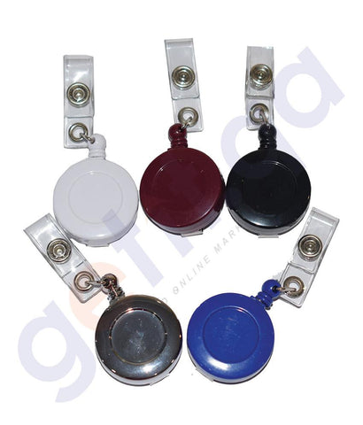 OTHER OFFICE ACCESORIES - NAME BADGE CLIP PVC ROUND Y0-01 COLOR