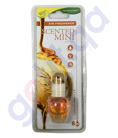 Buy Natural Fresh Scented Air Freshener Mini Bottle Creamy Vanilla 8ml Doha Qatar
