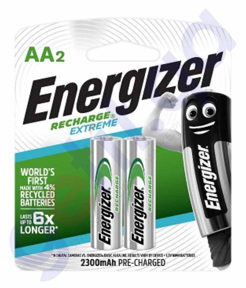 Buy Energizer Recharge Extreme AA BP2 Online in Doha Qatar