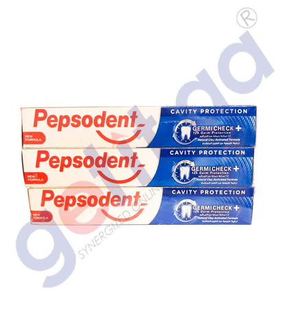 PEPSODENT GERMICHECK TOOTHPASTE -150GM X 3