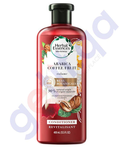 BUY HERBAL ESSENCES VOLUME ARABICA  COFFEE FRUIT CONDITIONER 400ML IN QATAR | HOME DELIVERY WITH COD ON ALL ORDERS ALL OVER QATAR FROM GETIT.QA