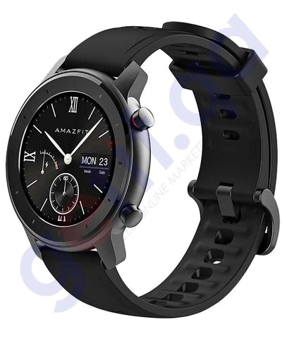 Buy Amazfit GTR 42mm Smartwatch Starry Black Price Online in Doha Qatar