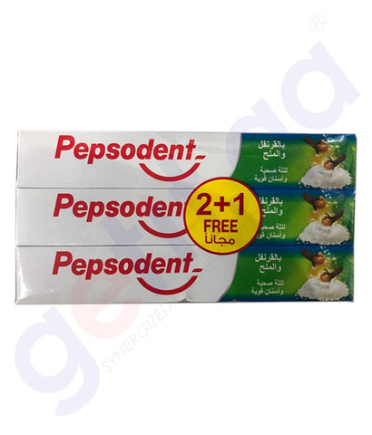 Buy Pepsodent Lavang+Salt 200g*3pcs Online Doha Qatar