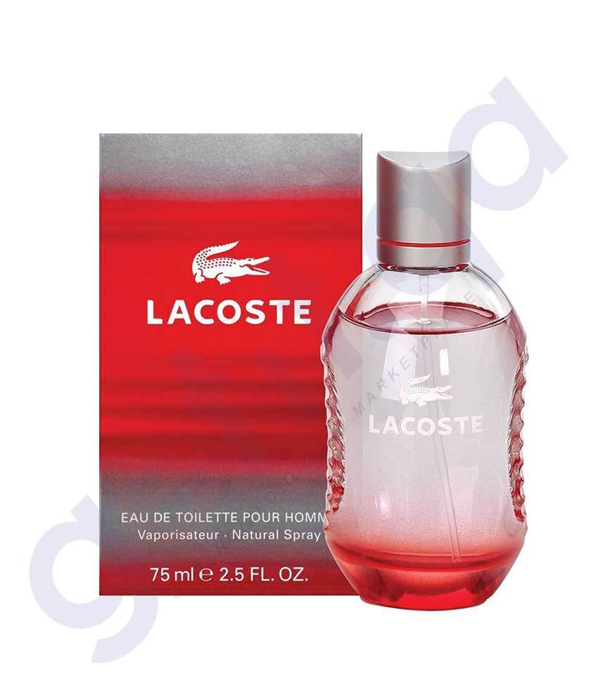 PERFUME - LACOSTE 75ML RED EDT FOR MEN