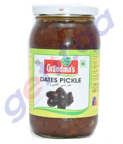 PICKLE - GRANDMAS HOT & SWEET LICKLE DATES PICKLE - 400GM