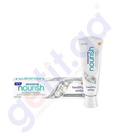 BUY SENSODYNE NOURISH WHITENING TOOTHPASTE 75ML IN QATAR | HOME DELIVERY WITH COD ON ALL ORDERS ALL OVER QATAR FROM GETIT.QA