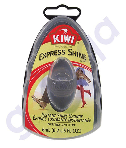 Shoe Polish - KIWI EXPRESS INSTANT SHINE SPONGE NEUTRAL - 7ML