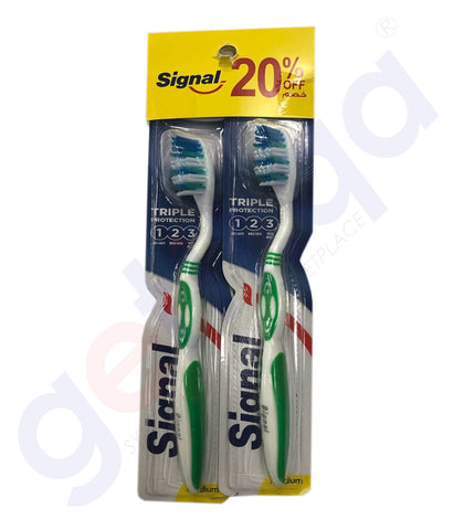 Buy Signal Toothbrush Trident Twin Pack Online Doha Qatar