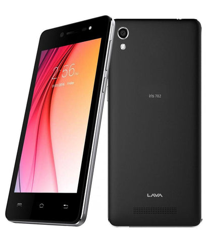Smart Phones - LAVA IRIS 702 DUAL SIM, 1GB RAM, 8GB, BLACK/GOLD