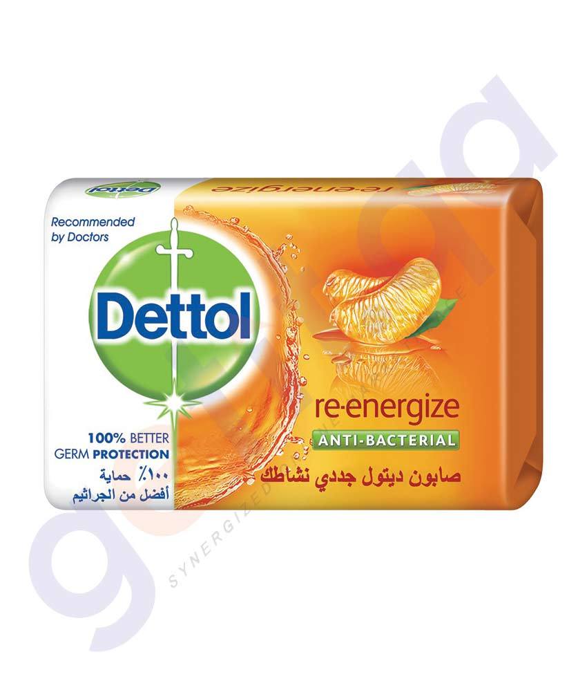 SOAP - DETTOL SOAP (6 PCS) RE-ENERGIZE 105GM