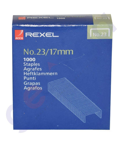 STAPLER REMOVERS & PUNCH - STAPLES 23/17 1000 PINS BY REXEL