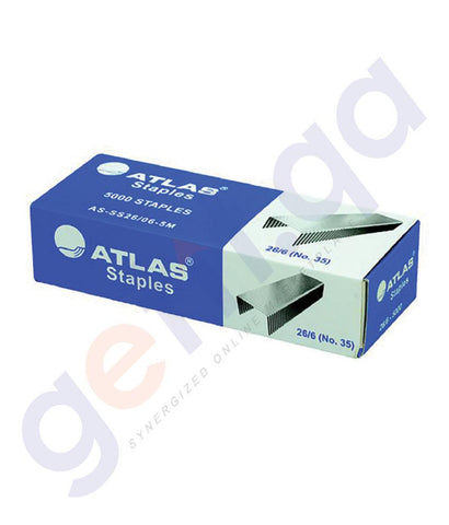 STAPLES - ATLAS STAPLES 26/6 BOX=10SBOX - AS-SS26/06-5M