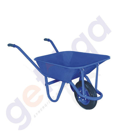 TROLLEY - WHEEL BARROW (0.80mm THICKNESS) 80LTR  CAPACITY – BLUE – KD-111